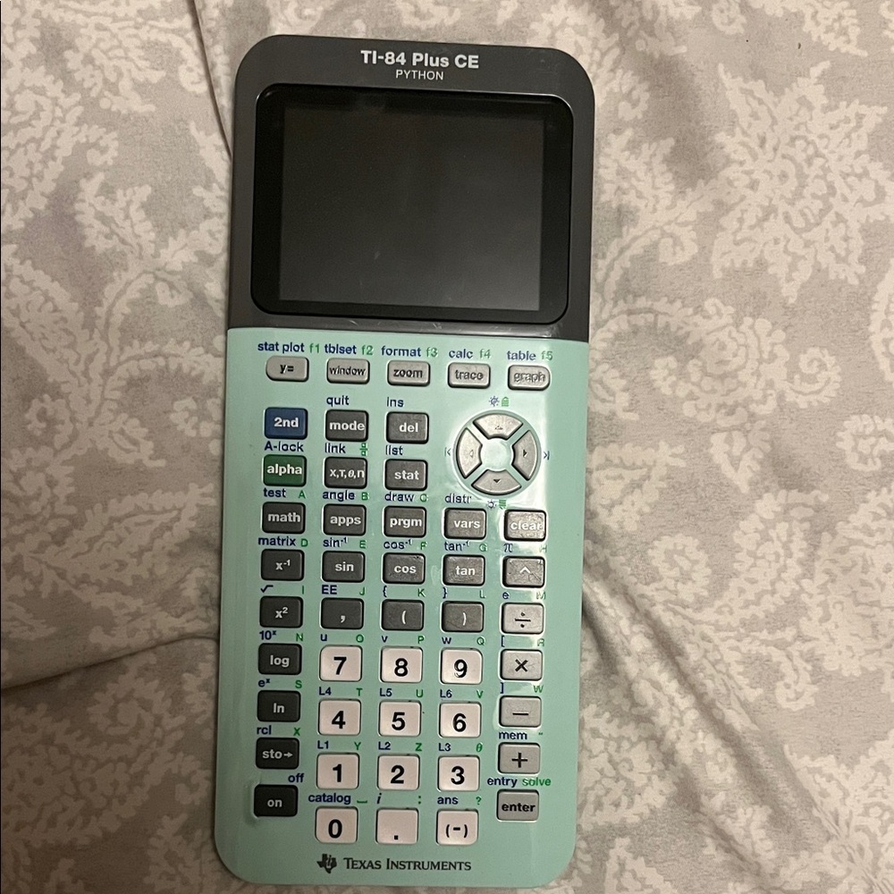Texas Instruments TI-84 Plus CE in Mint and Black